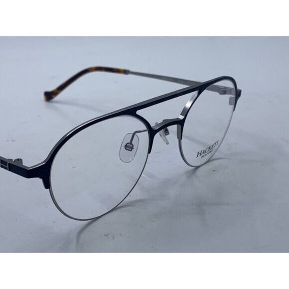 HACKET BESPOKE HEB249 689 49 21 145  Blue Brown Metal Plastic Eyewear Glasses - Picture 6 of 11